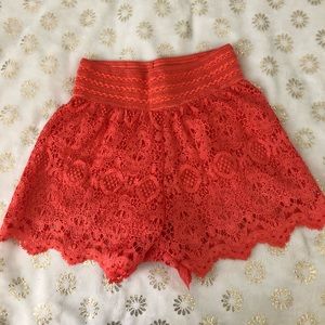 Lace shorts